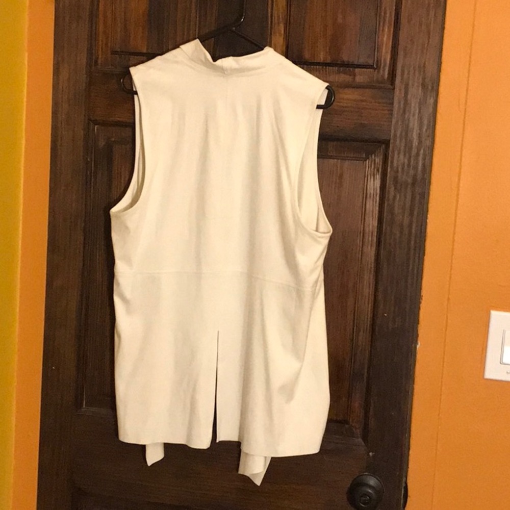 Faux leather cardigan - Picture 4 of 5